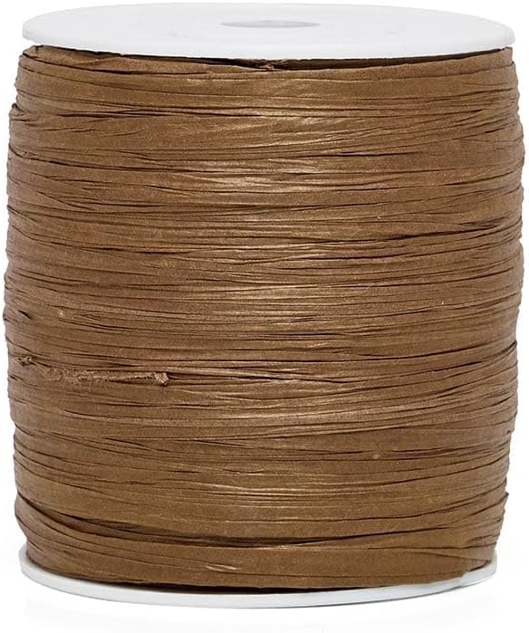 Black Paper Raffia 1/4" X 100 Yards