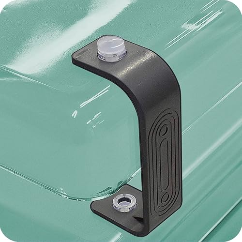 Miniatura 8 de Acrimet Bandeja de cartas tradicional de 4 niveles de carga frontal de plástico para escritorio (color verde transparente)