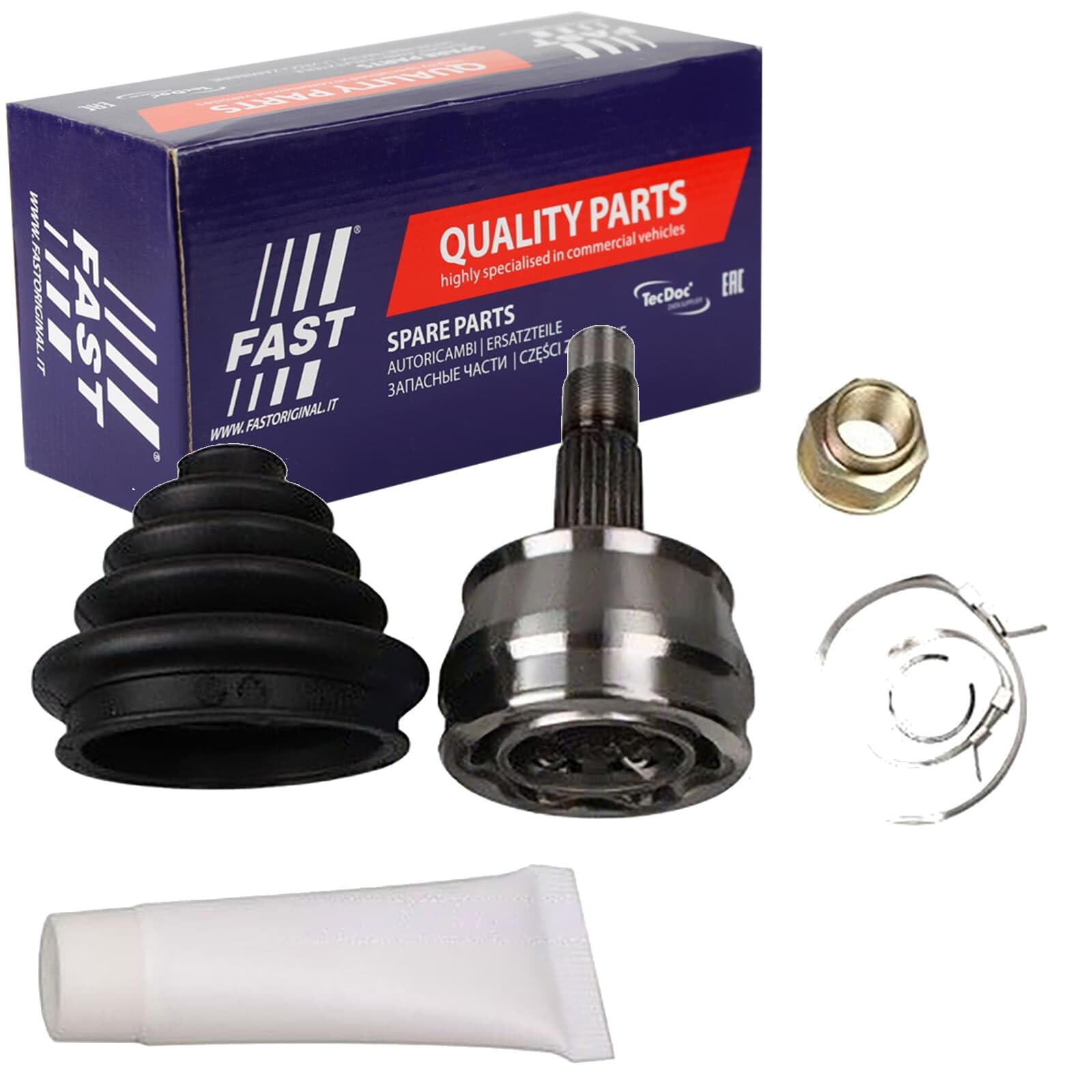 FAST Kit giunti, Semiasse FT25055K Compatibile con: ALFA ROMEO MITO, FIAT GRANDE PUNTO, IDEA, PUNTO, PUNTO Kasten/Schrägheck, STILO, LANCIA MUSA, YPSILON, OPEL CORSA D, PEUGEOT 206 Schrägheck