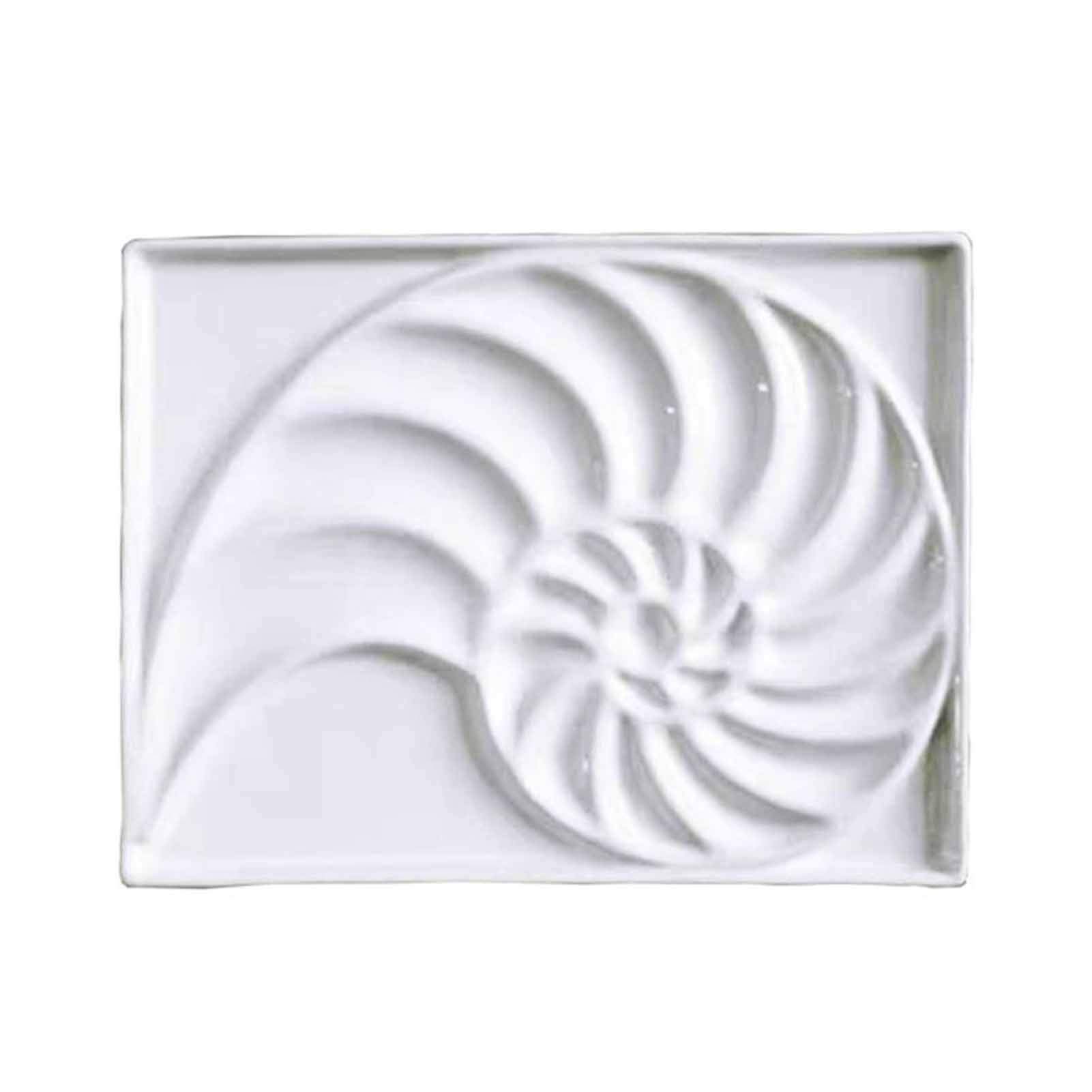 Prostokątna ceramiczna paleta akwarelowa, ceramiczna akwarela dla malarzy, rzemieślników, amatorów, artystów, studentów, materiały malarskie artystyczne