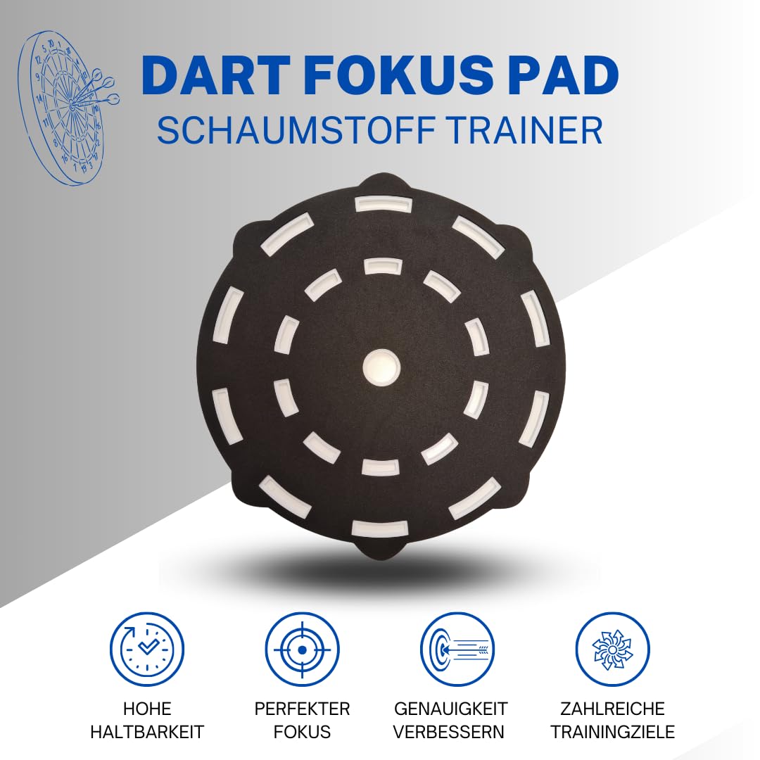 Target Foam Dart Trainer Dartscheibe aus Schaumstoff - Dart Zubehör - Training für Auge-Hand-Koordination - Zieltrainer