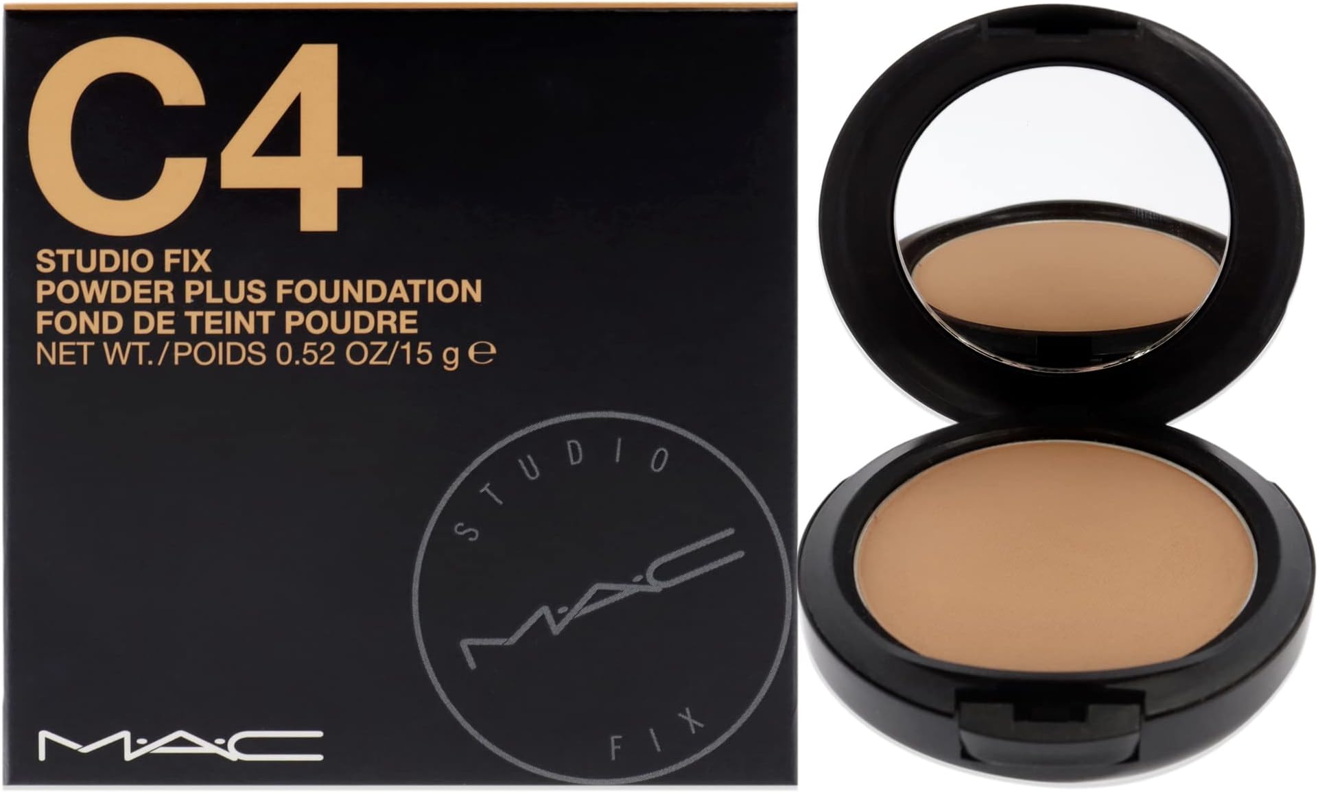 MAC Studio Fix Powder Plus Foundation C4, Multi, 0.52 Ounce (JL69060225)