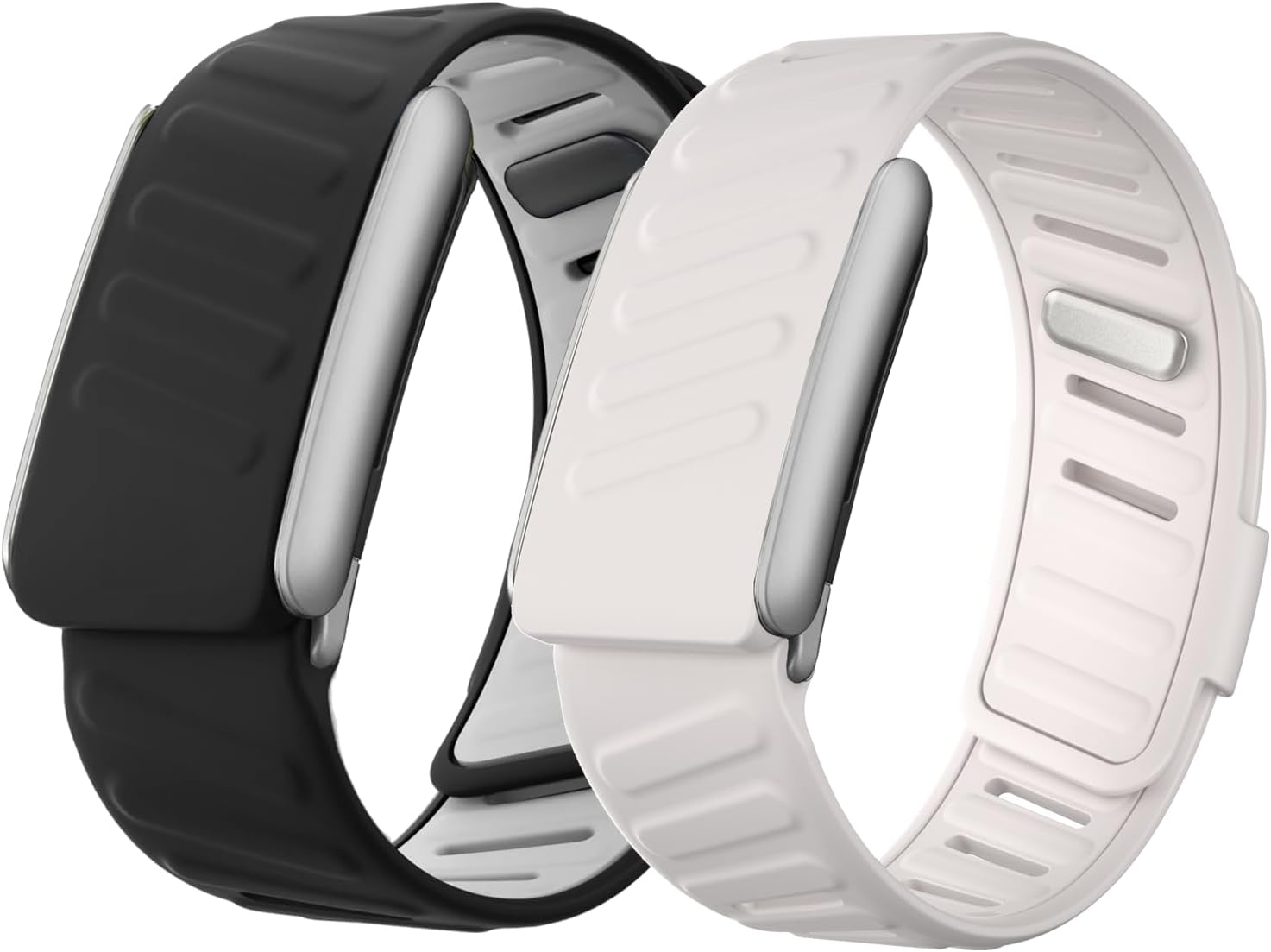 Silicone Replacement Band 2 Pack Compatible with WHOOP 5.0, One, Peak & Life, Soft Comfortable Sweatproof Strap, (Not Compatible with Gen 4)