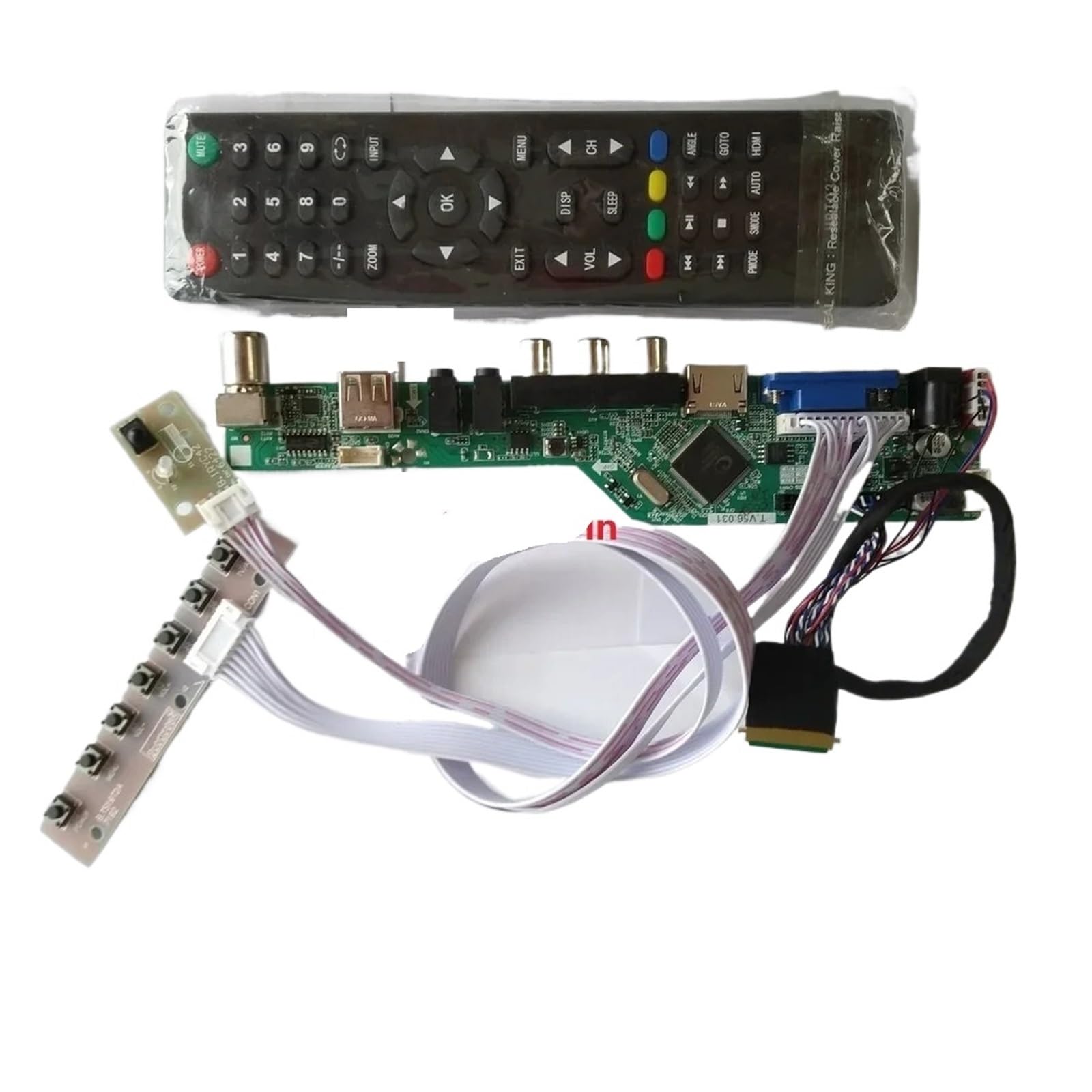 Scheda Driver Del Controller LP156WH2-TLEA Kit 1366X768 USB 15.6 "LCD LED Kit Driver EDP A 40 Pin | LVDS TV Pannello AV Schermo VGA Telecomando