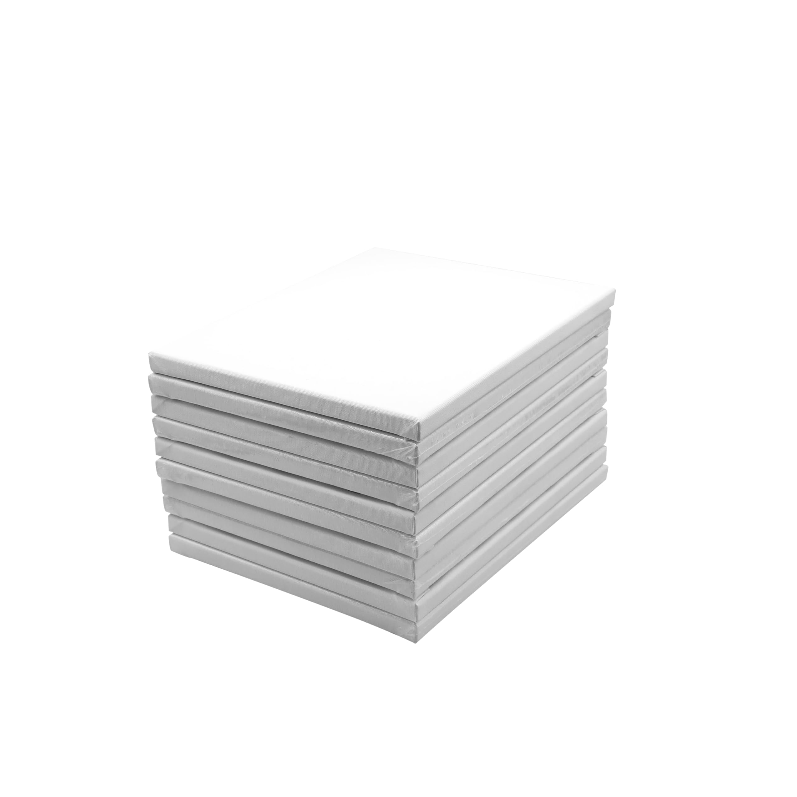 Exerz 24x30cm Pre-Stretched Canvas (10 Pack), 100% Cotton, Triple Primed, Acid-Free, Medium Grain, 1.7cm Thickness, 280 GSM - Image 2