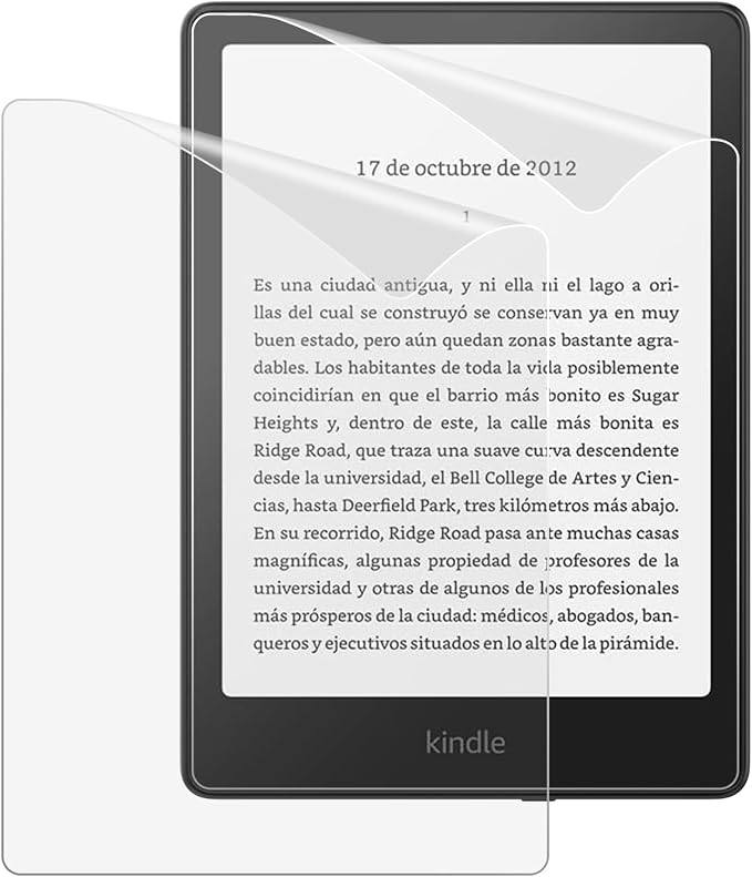 MoKo 2 Piezas Antirreflejos Protector de Pantalla para Kindle Paperwhite 7" 12ª Generación 2025/2026 y Kindle Colorsoft 2025/2024, Práctico Ligero Película Protectora para Kobo Aura 2