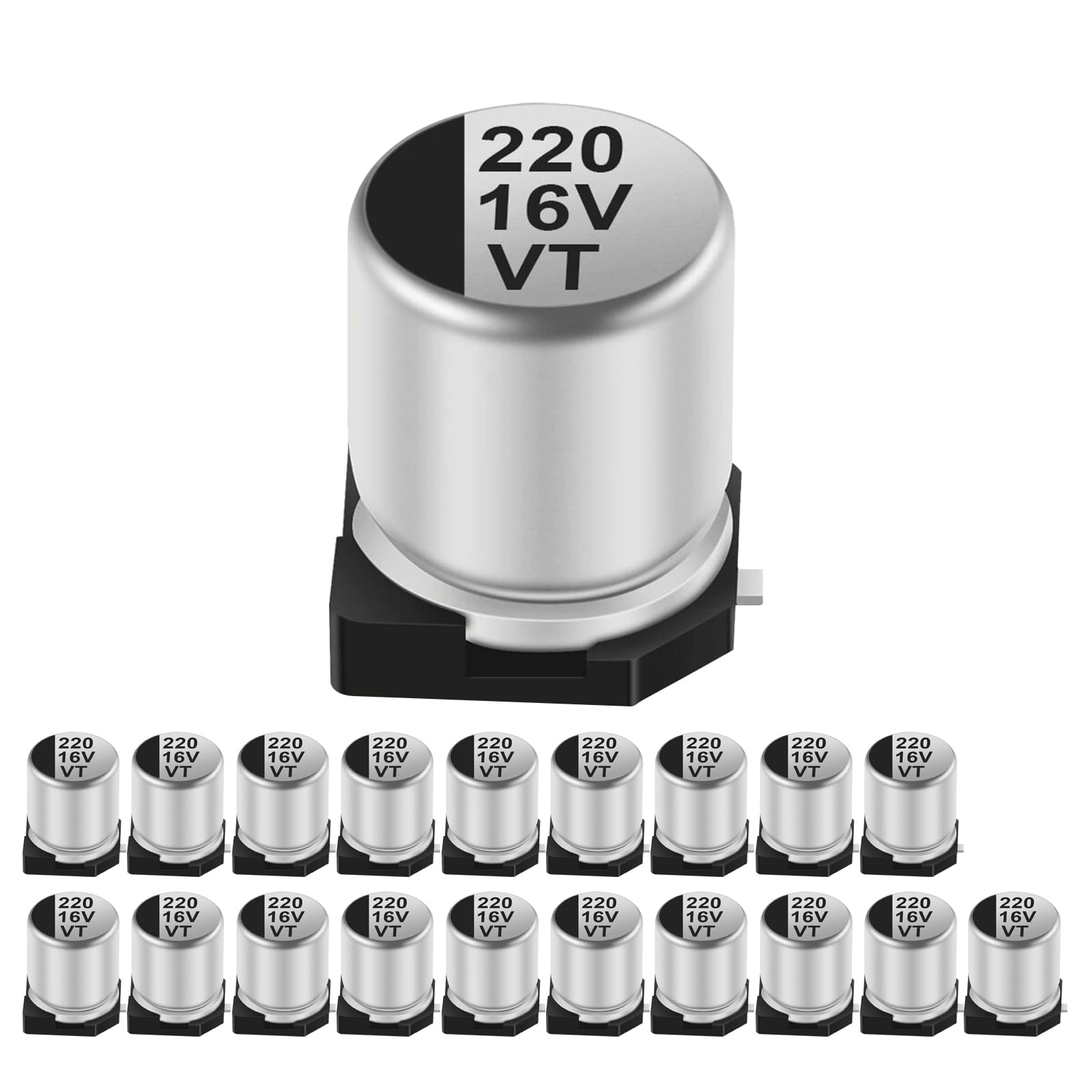 Weltron Elektrolyt-Kondensator SMD 1 µF 50 V/DC 20 % X H 4 Mm X 6 Mm 1 St 61039964 Weltron Elektrolyt-Kondensator SMD 1 µF 50 V/DC 20 % X H 4 Mm X 6 Mm 1 St 61039964