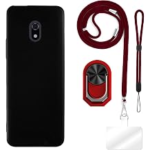 Case Accessory Bundle for Xiaomi Duoqin F22 Pro - Black+Red