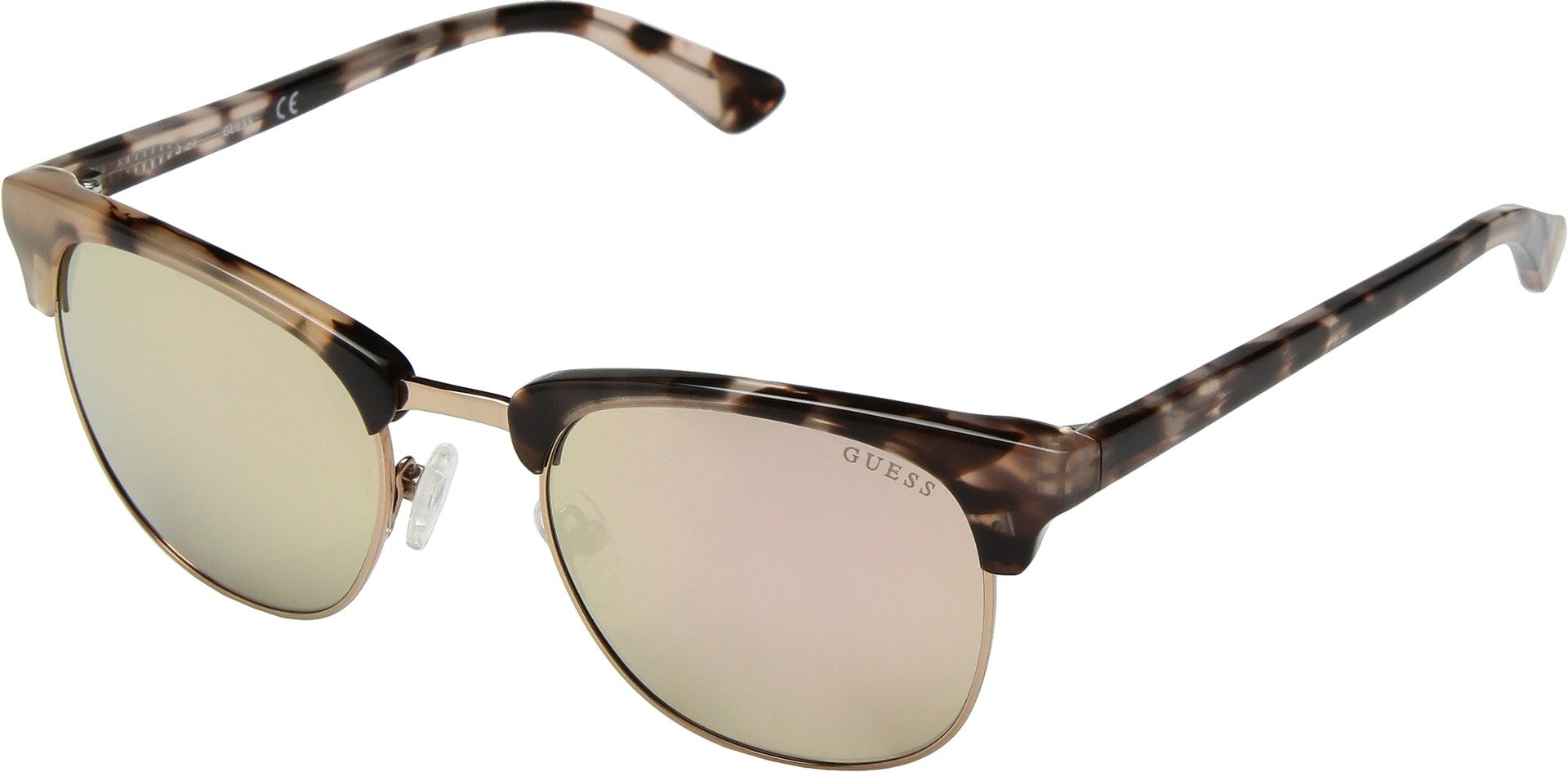 Guess GU7414 55U 51 Montature, Marrone (Avana ColorataBordeaux Specchiato), 51.0 Unisex-Adulto