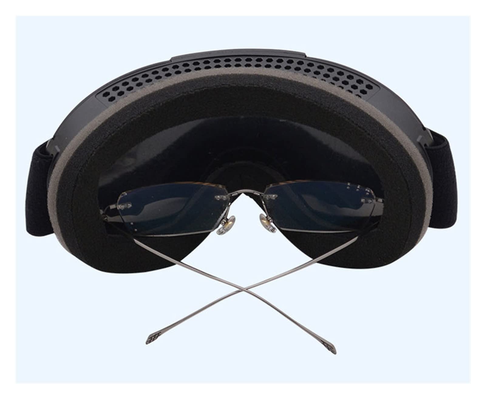 QINQIN Gafas de Sol de esquí Ajuste for Hombres Mujeres Anti-Niebla Dobles Capas de esquí Gafas Lentes máscara de esquí Gafas esquiando Nieve Snowboard Gafas Espejo polarizar Gafas (Color : Red)