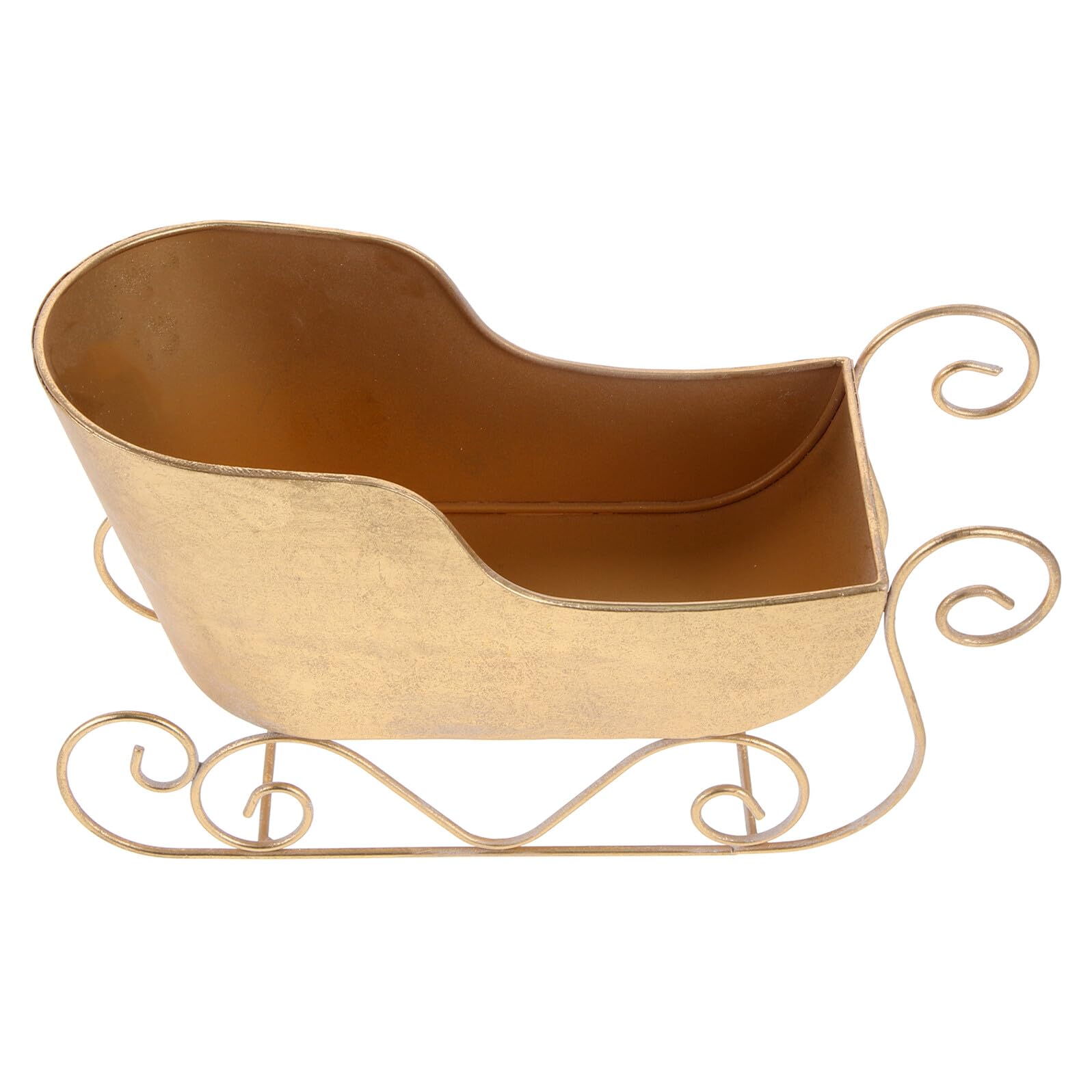 Angoily Adorno de Trineo Navideño de Hierro Pequeño para Decoración Navideña de Escritorio Accesorio Festivo para Fiestas y Ambiente Navideño Decoración de Trineo Elegante y Delicada