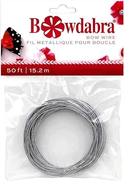 Bowdabra Bow Wire, 50 Ft, Silver