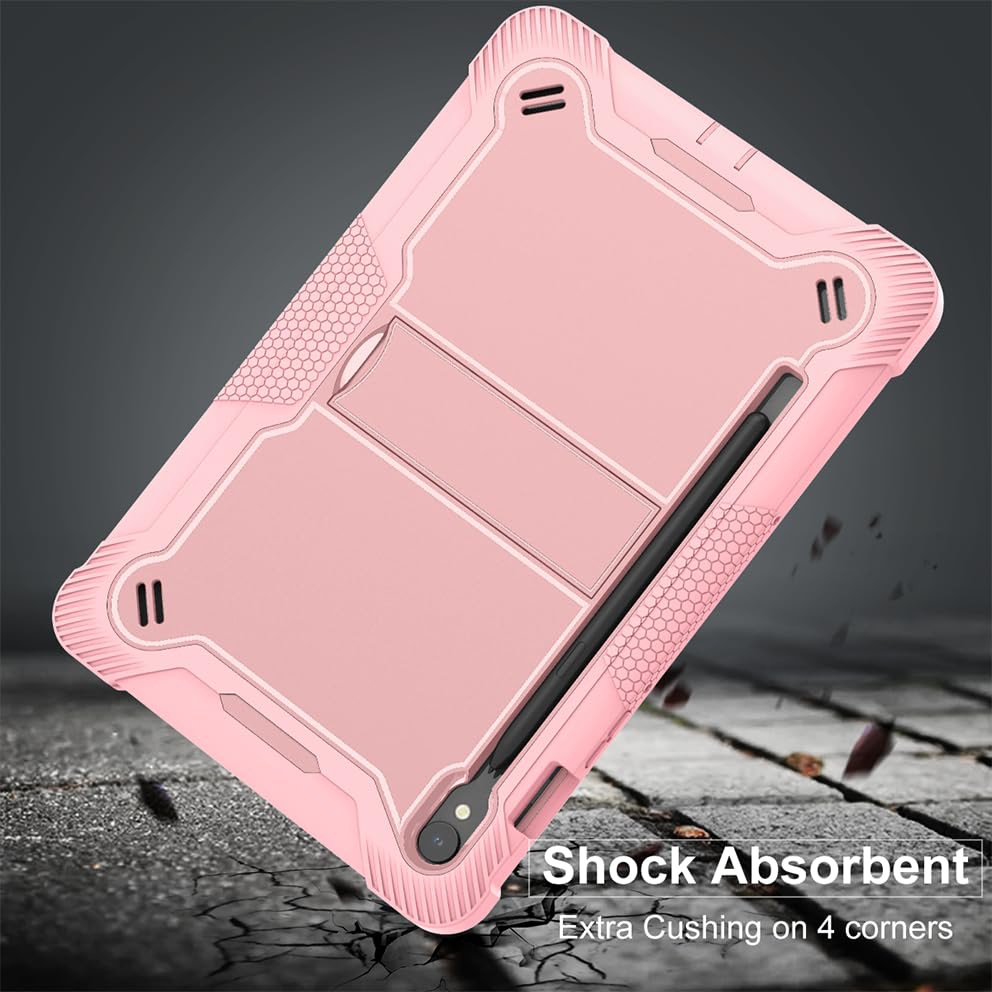 Étui Galaxy Tab S10 FE or rose finition premium antichoc chic - 5