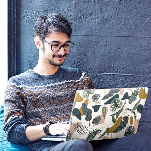 Image of Galaxsia Floral D34 Full Body Vinyl Laptop Skin /Sticker /Cover Upto 15.6 Inches Laptops Laminated-Removable-HD Quality Compatible for Hp-Dell-Sony-Lenovo-Asus etc.(15x10 Inches)