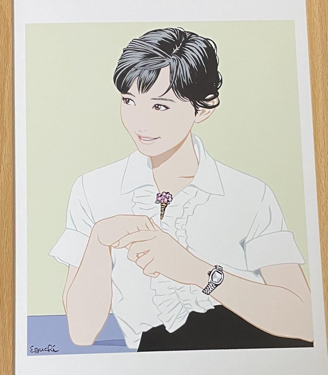 Amazon.co.jp: 江口寿史額装『芦川いづみデビュー65周年記念