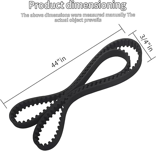 Miniatura 6 de 120-3335 Cinturón para cortacéspedcorrea síncrono compatible con Toro 120-3335 E-xmark 120-3335 1203335 Compatible con Toro Time Master con cubierta
