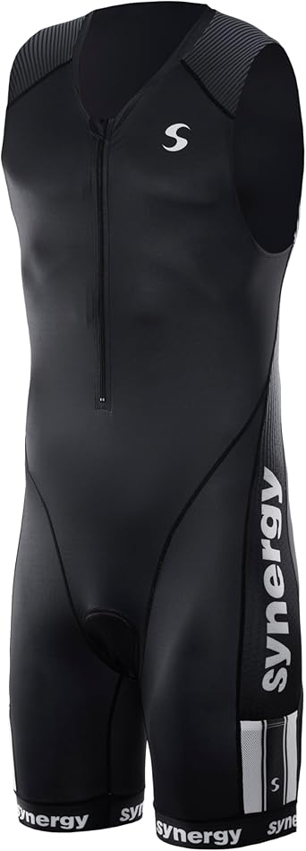 Synergy Triathlon Tri Suit - Mens Elite Sleeveless Trisuit