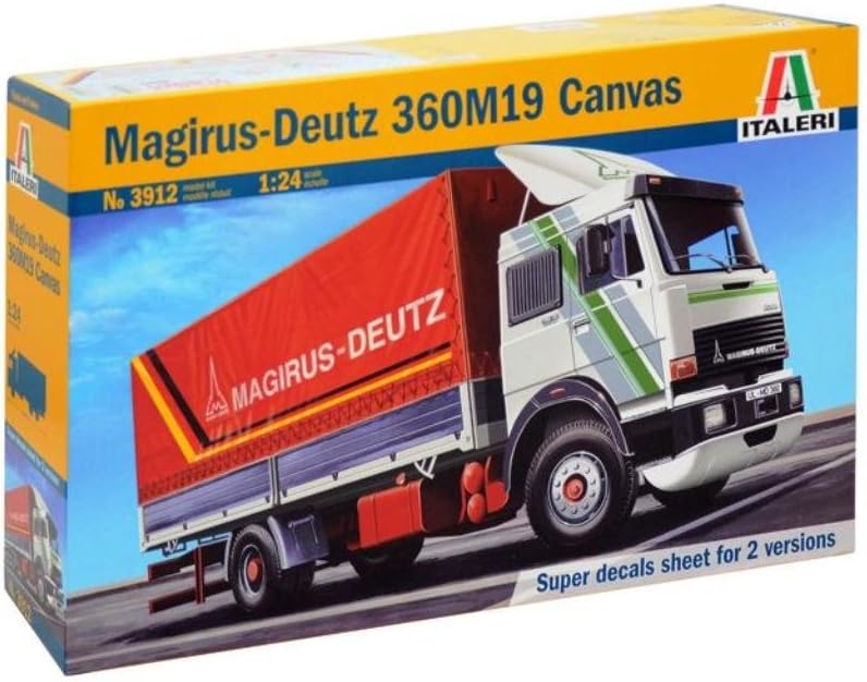 Italeri Magirus Deutz 360 M19 canvas truck model, 510003912, 1:24