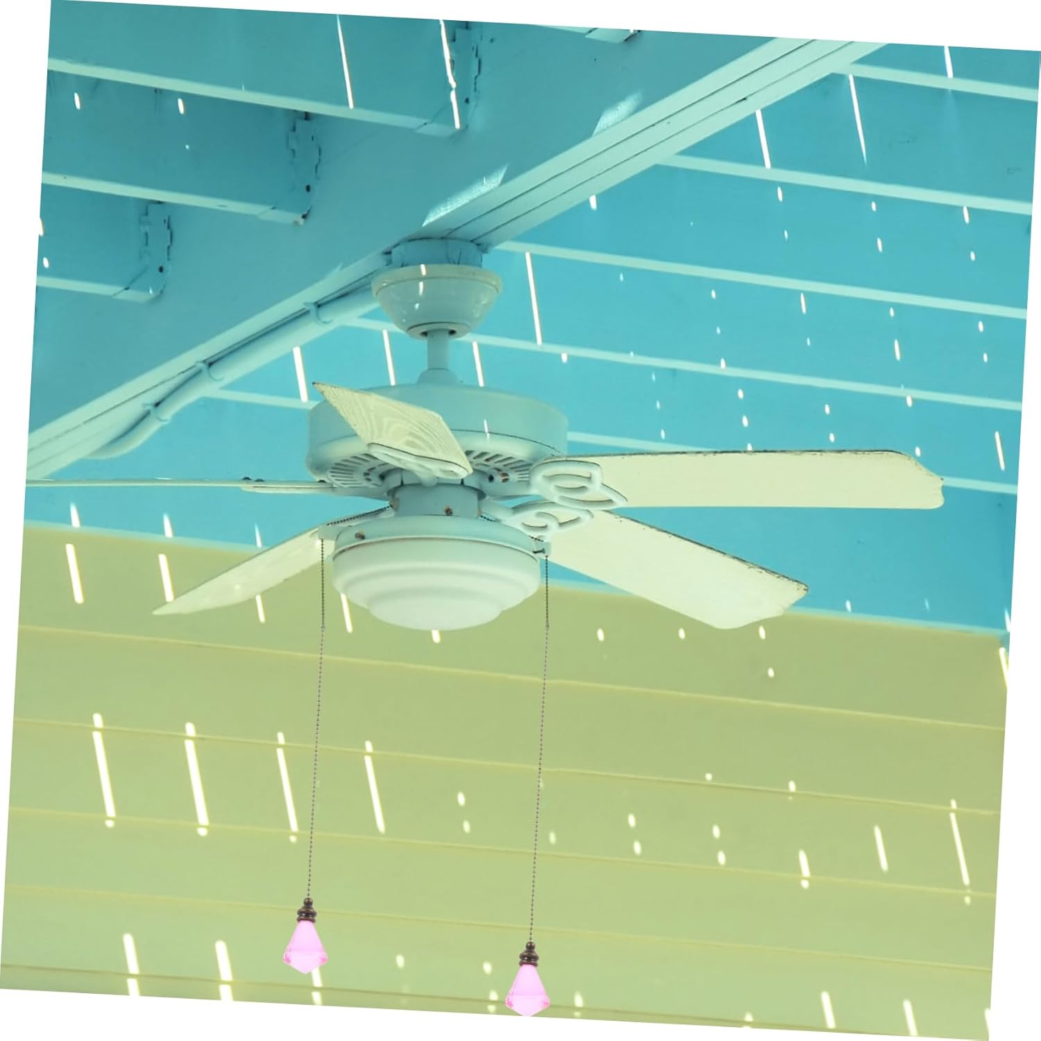 ARTIBETTER 10pcs Beaded Ceiling Fan Pull Chain Decorative Light Fixture Extension for Easy Brightness Charming Pendant Design for Home Decor