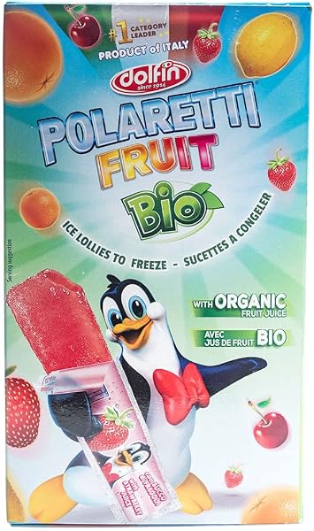 HELADOS DE AGUA PAR CONGELAR BIO 10 uds. x 40 ml - POLARETTI FRUIT - 1