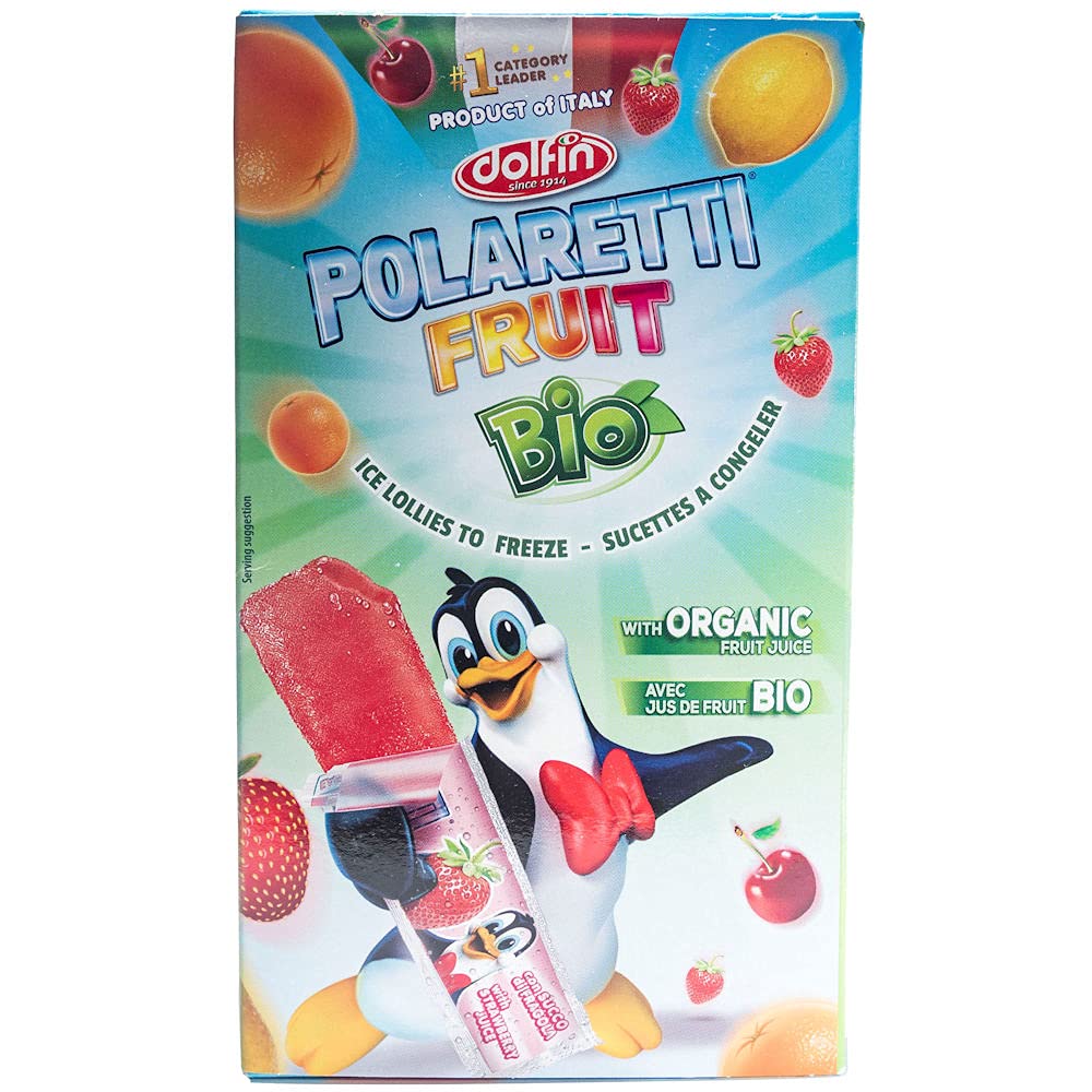 HELADOS DE AGUA PAR CONGELAR BIO 10 uds. x 40 ml - POLARETTI FRUIT