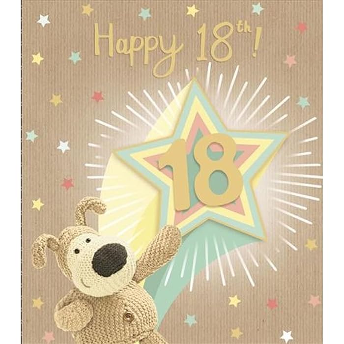 Muttertagskarte Von UK Greetings – Boofle Klettert Eine Leiter Zum Herzkranz | Süße Karte Für Ehefrau & Mama