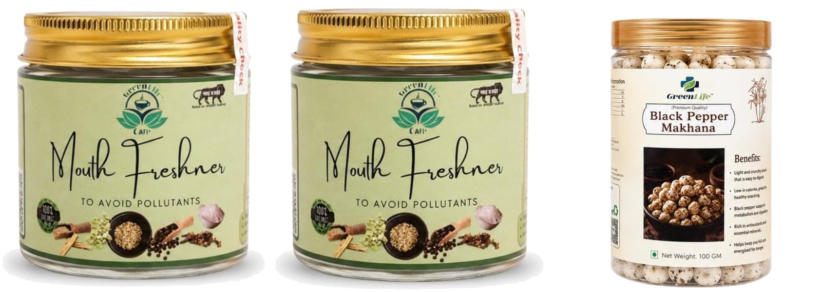 Organic Jaggery Candy with Saunf & Elaichi 250g | Candypack of 2Organic Plain 500g | Natural Desi Gur | Chemical Free Traditional Sweet Treat | GreenLife Combo |-image-9