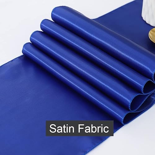 Vista 76 de Paquete de 50 bandas de satén para sillas de color azul bebé, lazos para sillas de boda, revelación de género, baby shower, fiesta, decoración