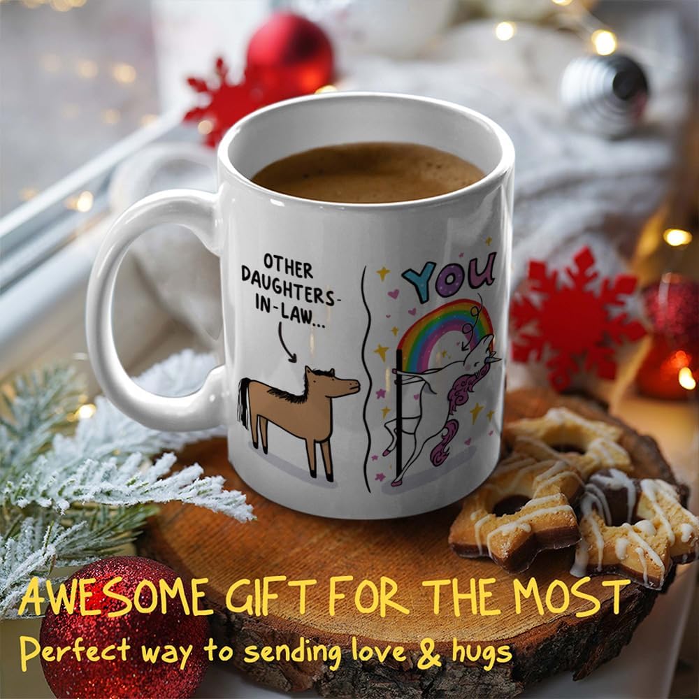 Funny Daughter-in-Law Mug Gifts Other Daughter-in-Laws & You Mug 11OZ - Daughters in Law Birthday Graduation Christmas Gifts from Stepmom Stepdad - Image 5