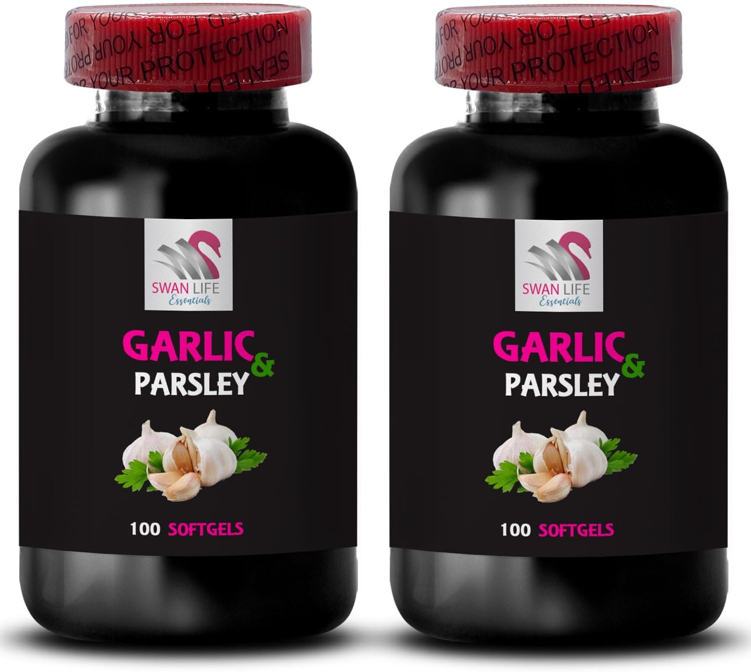 Garlic and Parsley ODORLESS - Garlic Parsley Capsule Organic, Herbal Blend, Garlic and Parsley Complex, Capsule Convenience, Freshness Support, softgels, Natural Supplement, Daily Wellness 2Bot