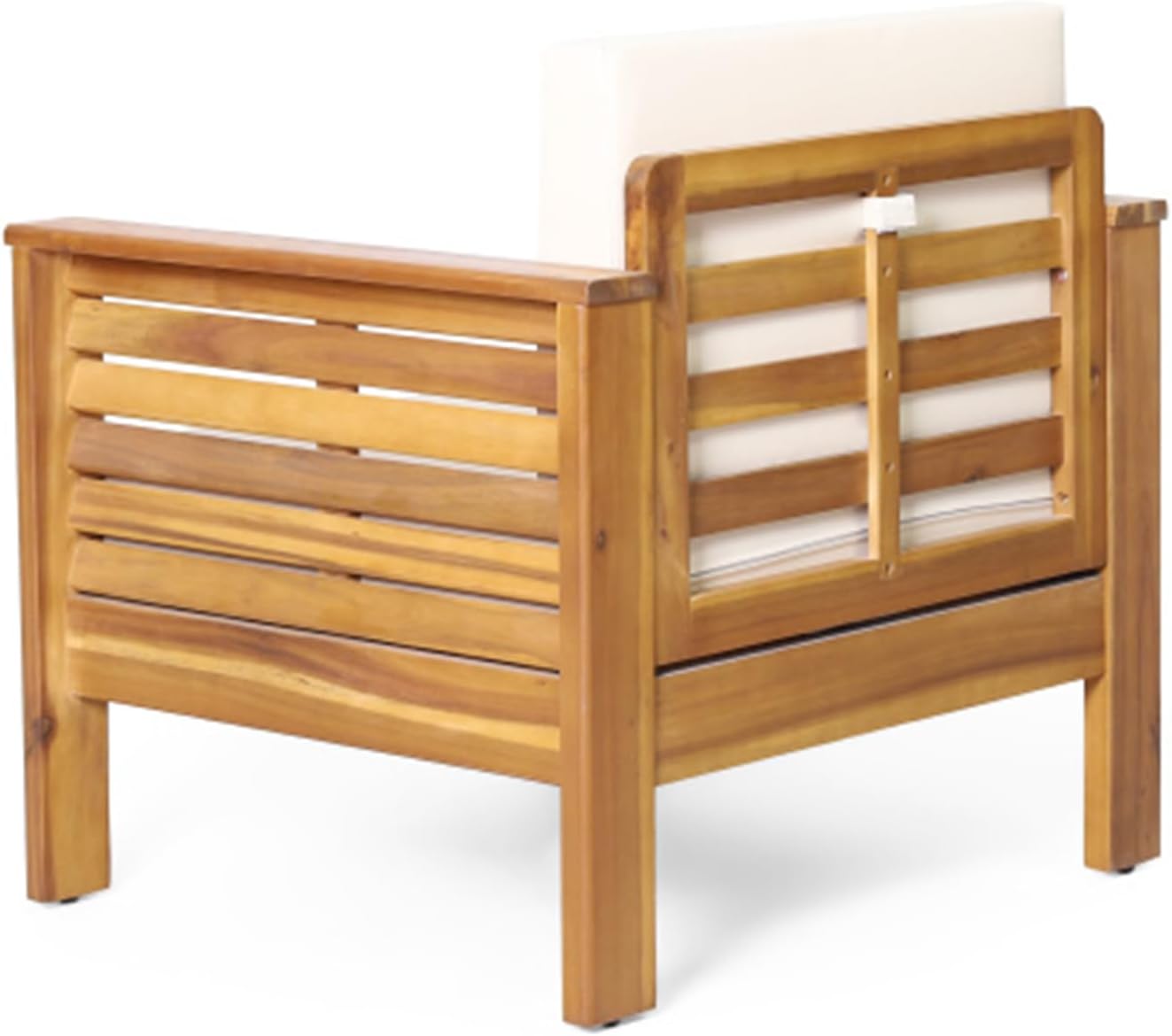 Modern 2 Piece Backrest Patio Chair with Cushion Dark Brown Chair Lounge Chair Balcony Lounge Chair Modern Guest Chair Hotel Restaurant Backrest Chair