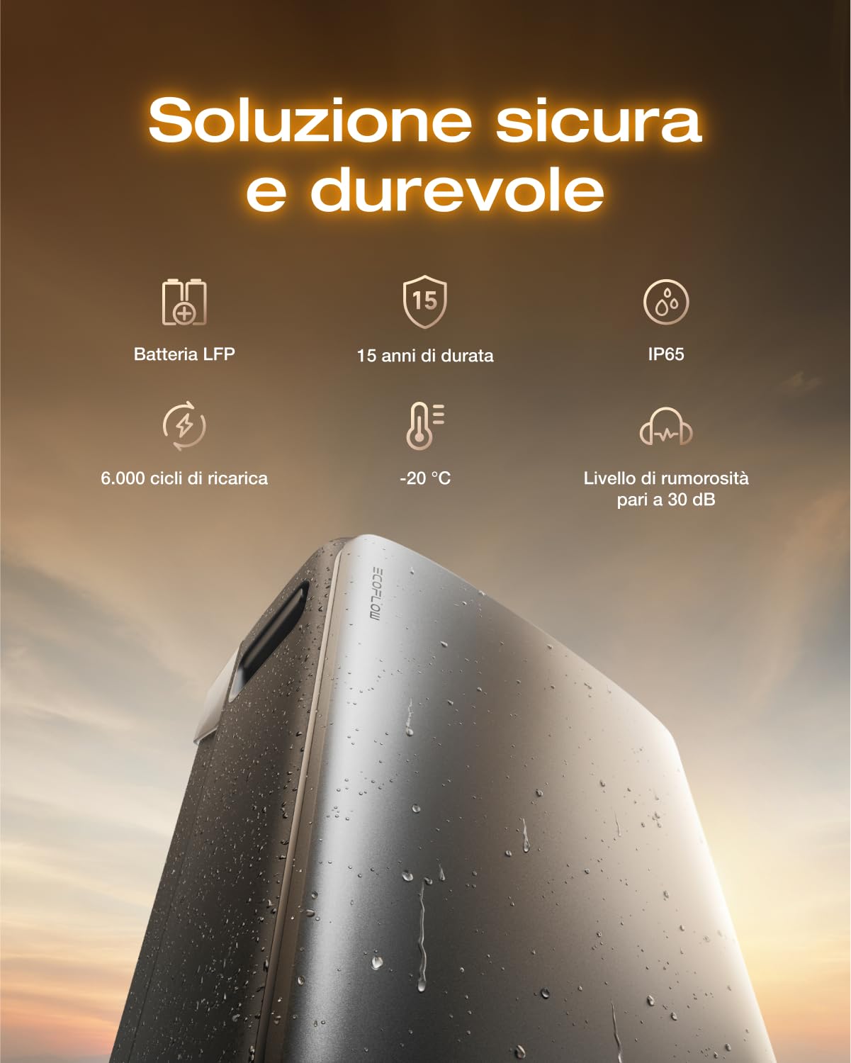 ECOFLOW Stream Ultra X Centrale elettrica da balcone da 3,84 kWh con microinverter, 4 ingressi solari MPPT da 2,8 kW, doppia porta CA da 1,2 kW, 6000 cicli di ricarica, espandibile da 23 kWh, TOU, AI