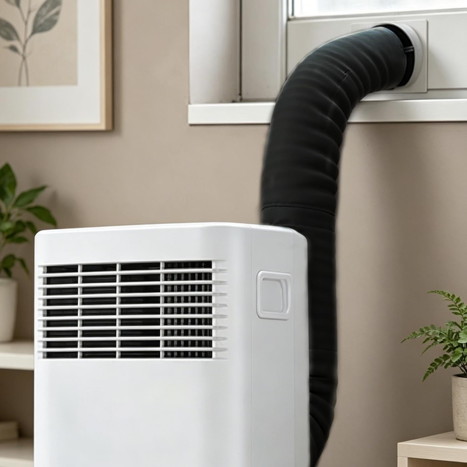Tragbare AC-Schlauchhülse, isolierte UV-beständige Abdeckung, waschbare Klimaanlagen-Rohrwickel, Kühlleitungsschutzschlauch, für Innenbereich, Zuhause, Büro, Schlafzimmer, Wartung, energiesparendes