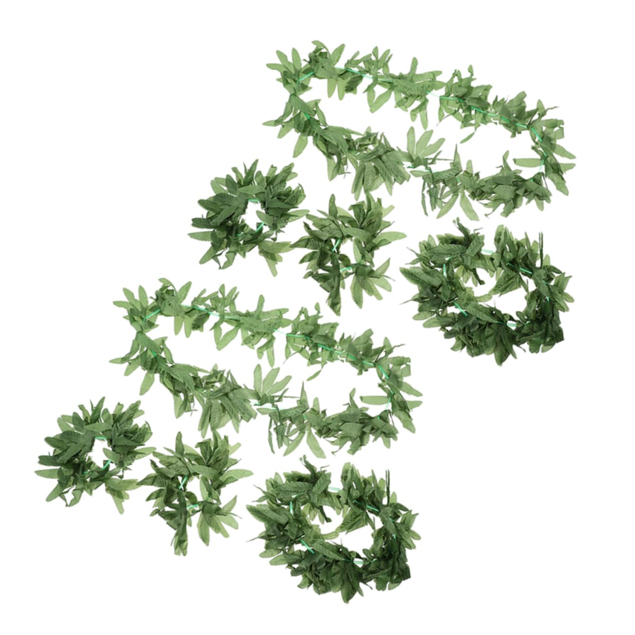 Amosfun 8 Set Cerchietto Con Foglie Di Polpo Ghirlande Collane Estive Forniture Per Feste Hawaiane Bracciale Con Foglie Hawaii Decori Con Hawaii Collana Di Stoffa