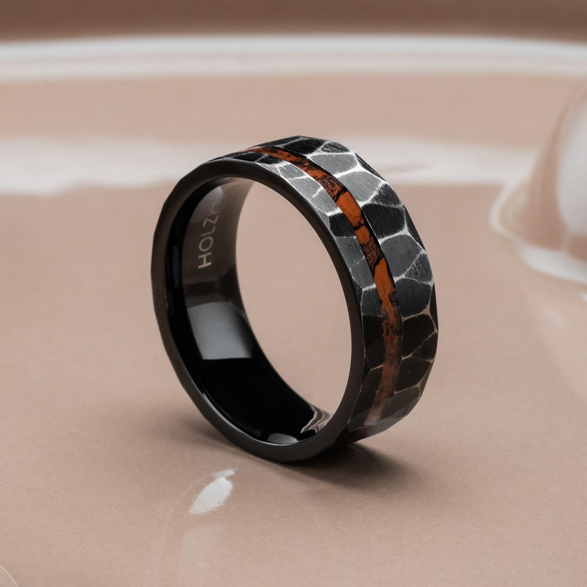 HOLZKERN Herrenring Sumo Obsidian/Titan sumo-obsidian-titan
