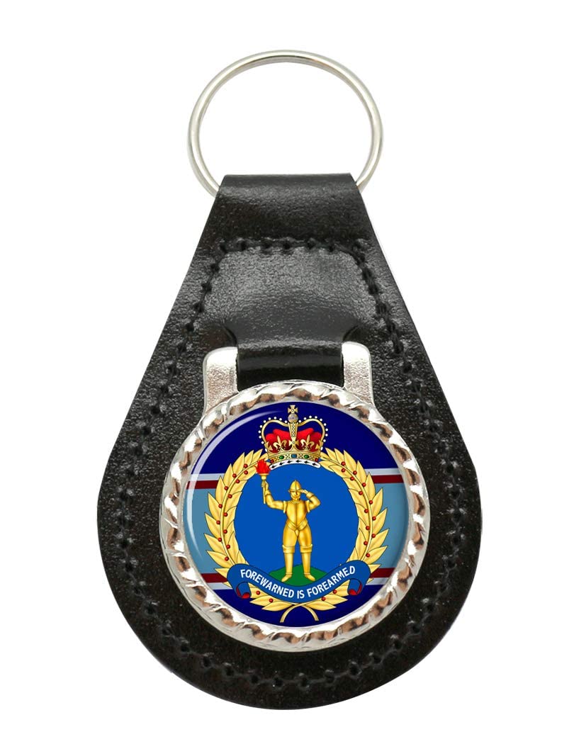 Giftshop UK Royal Observer Corps Leather Key Fob