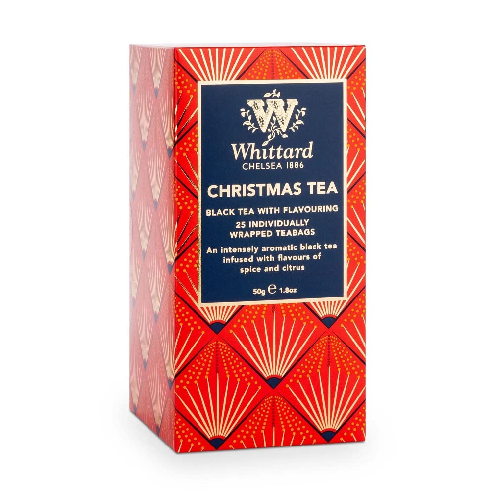 Whittard Christmas Tea 25 Individually Wrapped Teabags