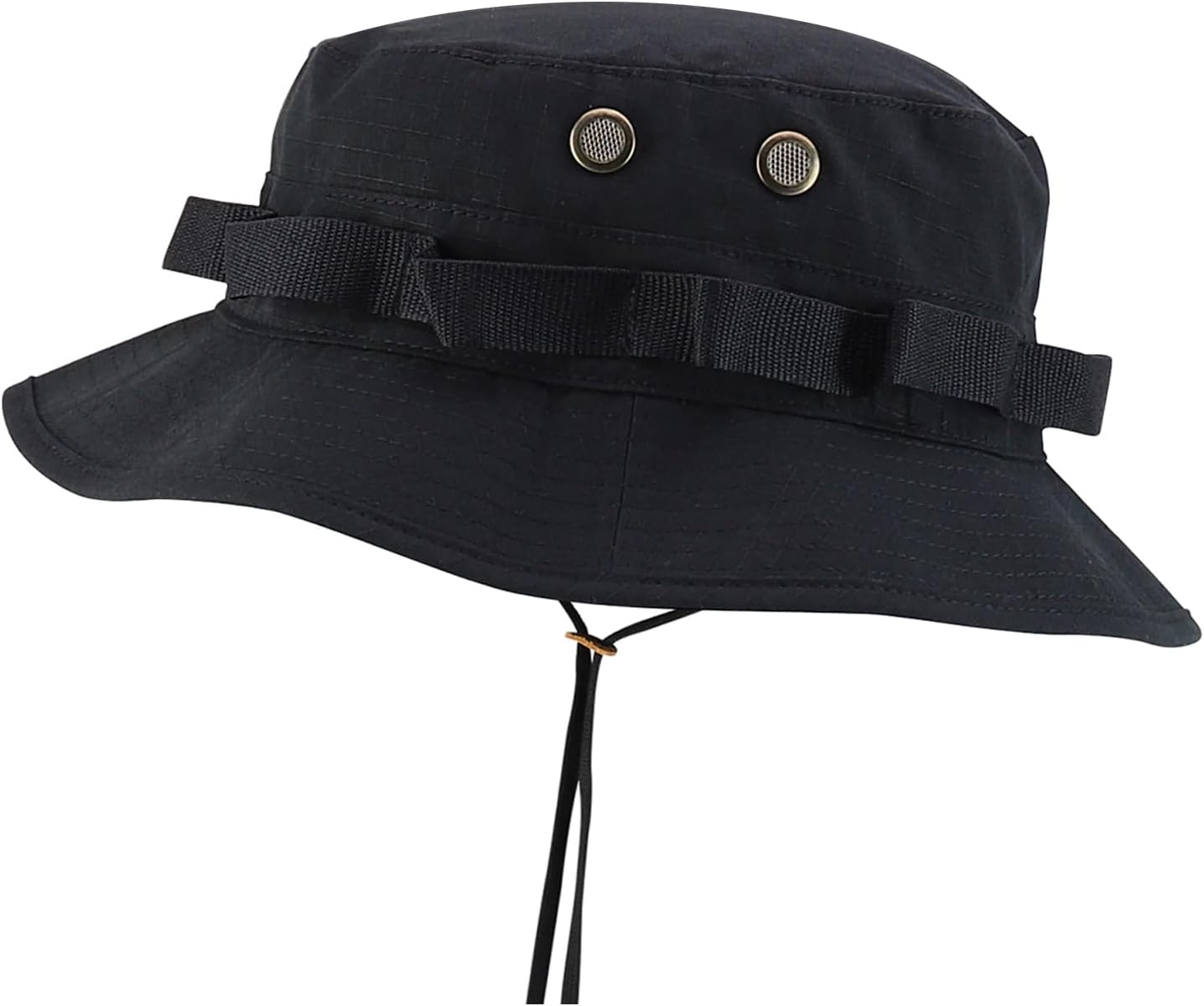 Armycrew Ripstop Tear Resistant Cotton Jungle Boonie Cap with Chin Strap - Image 3