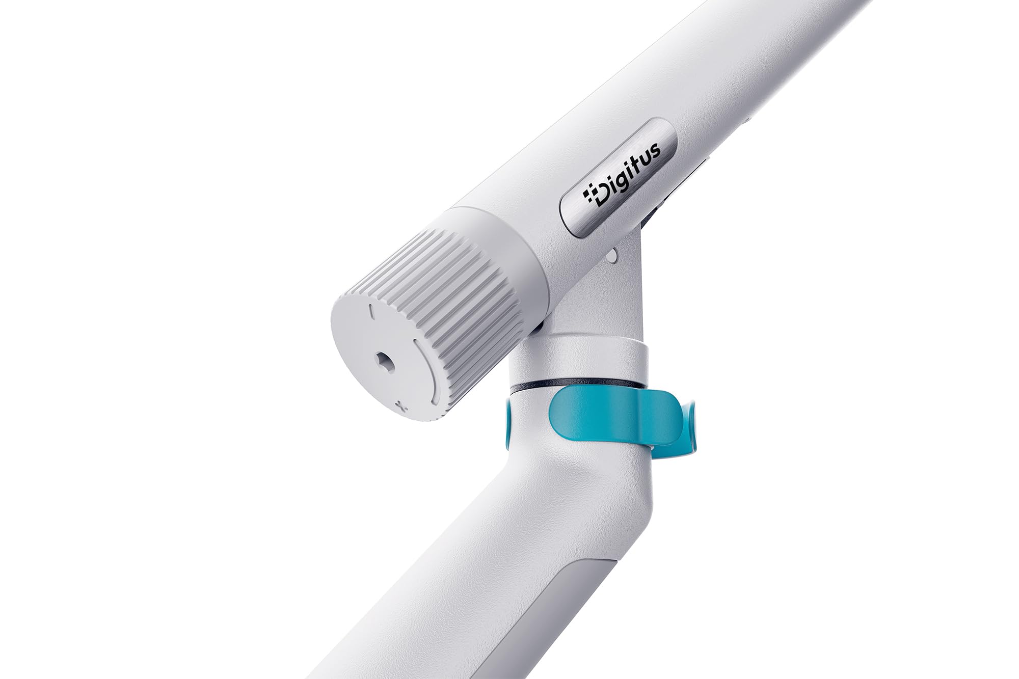DIGITUS Monitor Halterung 2 Monitore – bis 35 Zoll – mechanische Feder | 10 kg Traglast je Arm – für Flach- und Curved-Bildschirme – VESA 75, 100 – Tischklemme – Weiß