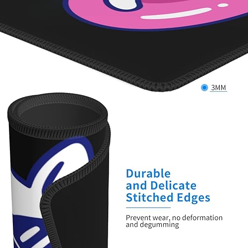 Miniatura 4 de Alfombrilla de mouse cuadrada con diseño de calavera para perro, divertidos accesorios de escritorio inalámbricos, alfombrillas de mouse pequeñas