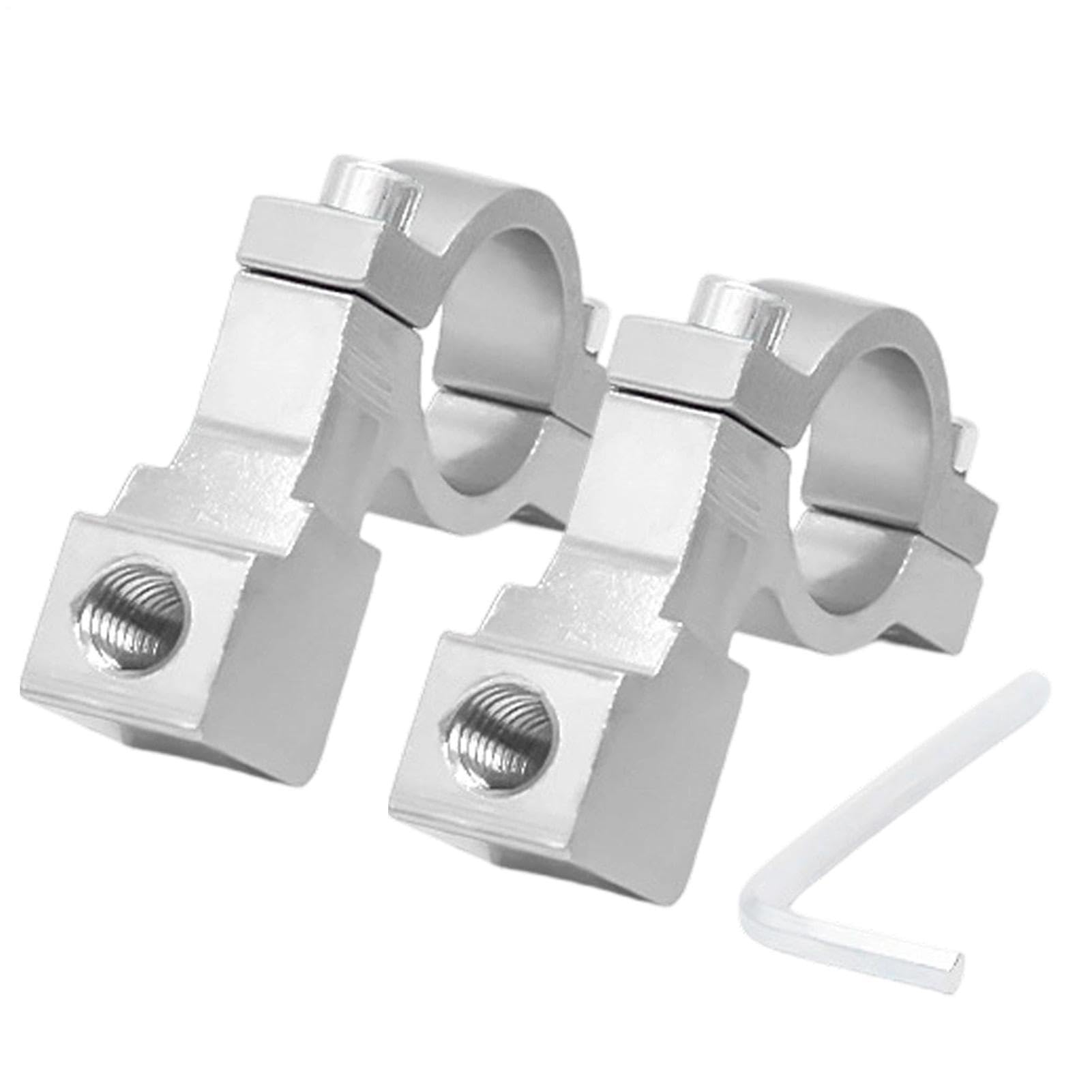 Mirror Motor Mount Adapter 2 Pieces Aluminum Alloy Universal Adapter