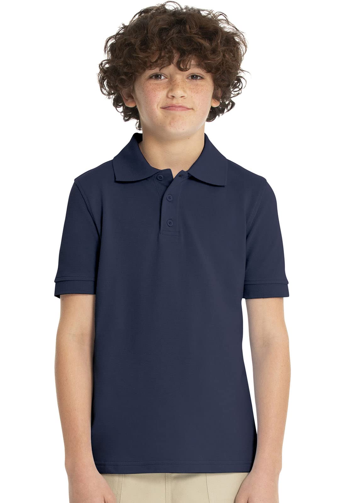 Classroom Girls' Short SLV Pique Polo