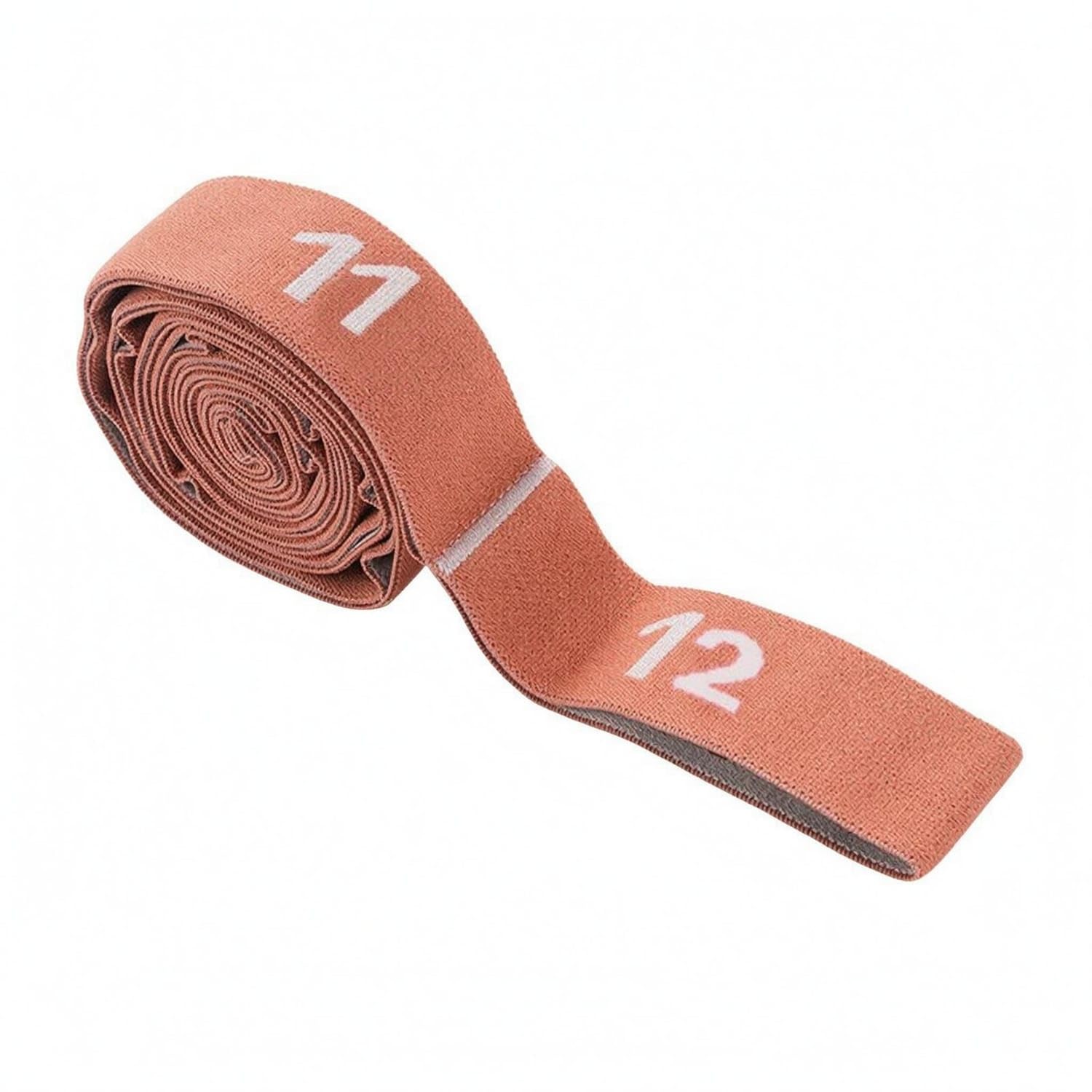 Printed Pose Graphics Numbered Stretch Strap Segmented Stretch Stretch Band Woven Elastic Material Resistance Band Double-Layer, Coffee, 4-140cm-image-27