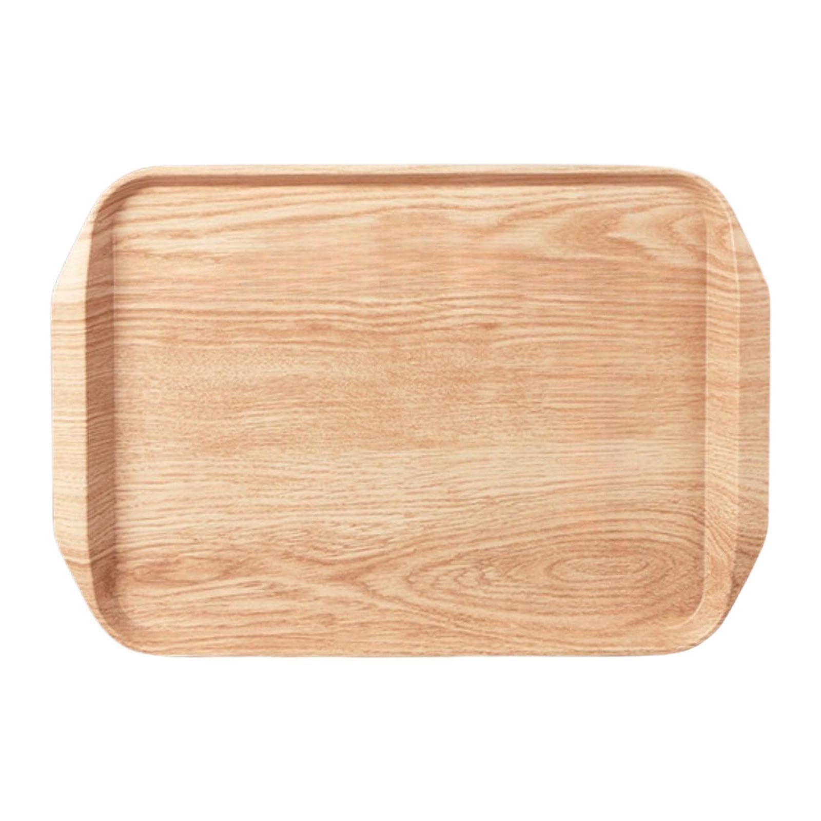 Prettiee Melamine Serving Tray Decorative Food Display for Parties Breakfast Snacks & Desserts Perfect for Entertaining Stylish and Ideal for Home & Events (A)