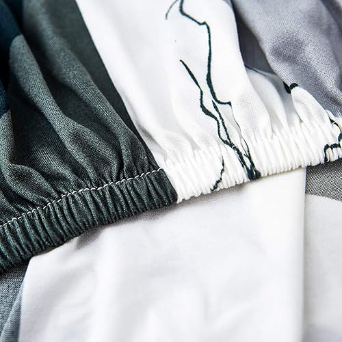Vista 30 de HOTNIU Funda de sofá seccional de 2 piezas, funda elástica suave para sofá en forma de L, funda de sofá modular moderna con estampado para sala