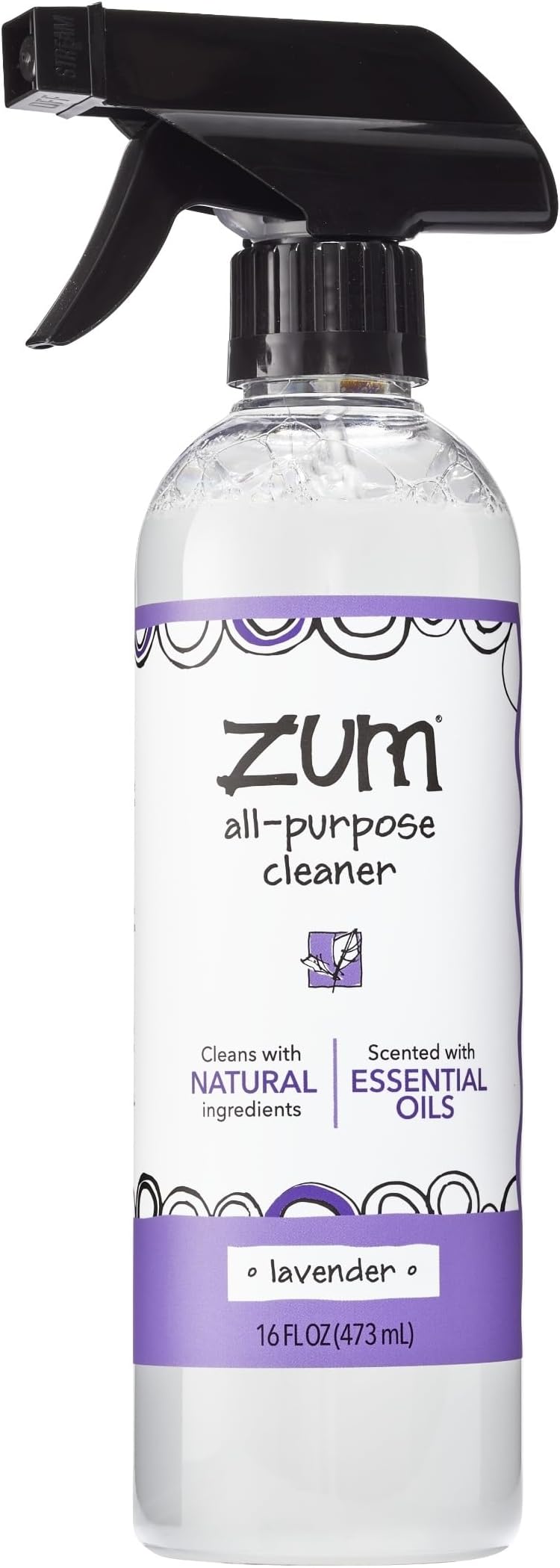 by Indigo Wild All-Purpose Cleaner - Natural Multipurpose Cleaner Made with Essential Oils, Baking Soda & More - Lavender, 16 fl oz