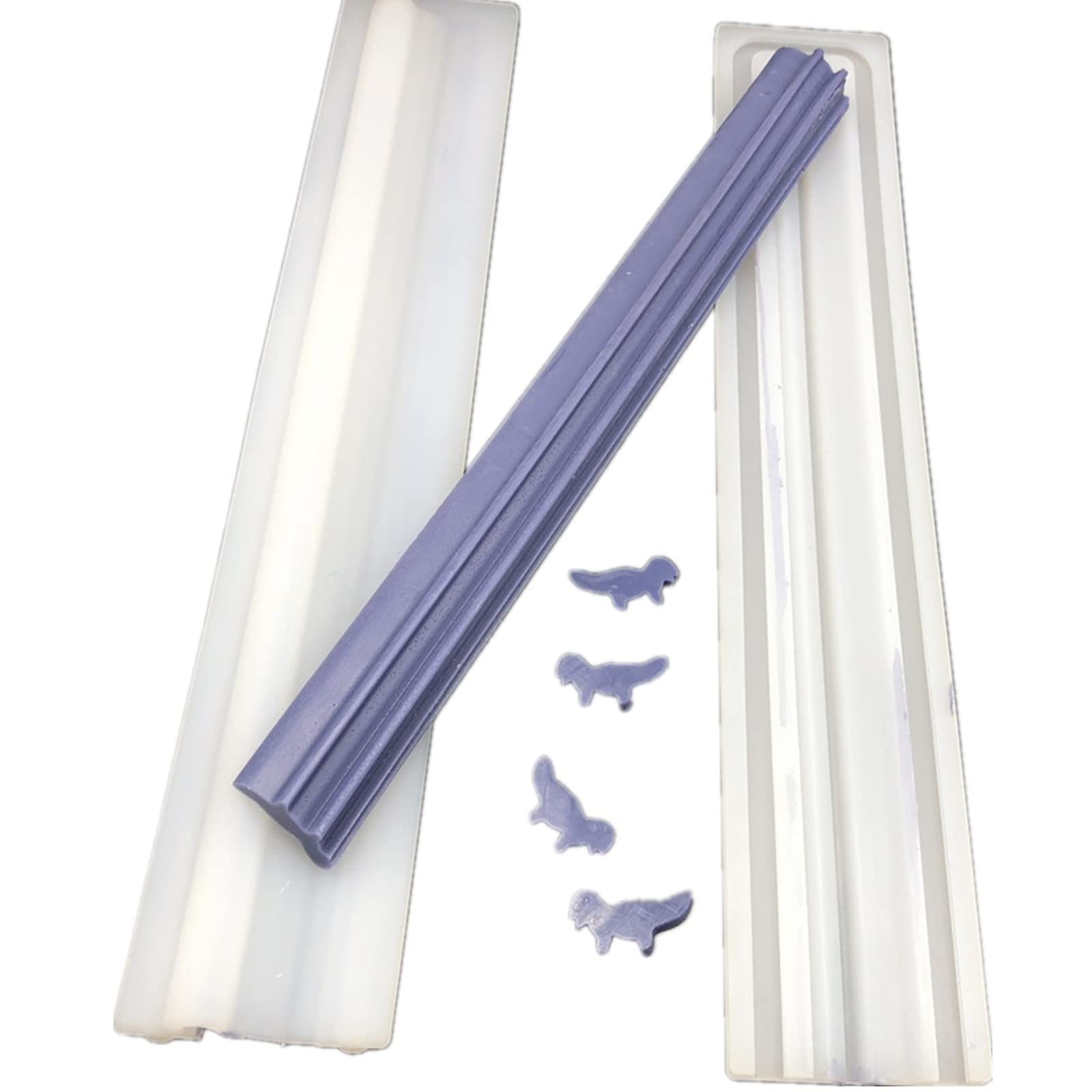 Joayuezo Silicone Soap Mold Long Tube Column Mould DIY Dessert Soap Candle Clay Craft Making Molds Pipe Tube Handmade Cake Mousse Baking Tool (
