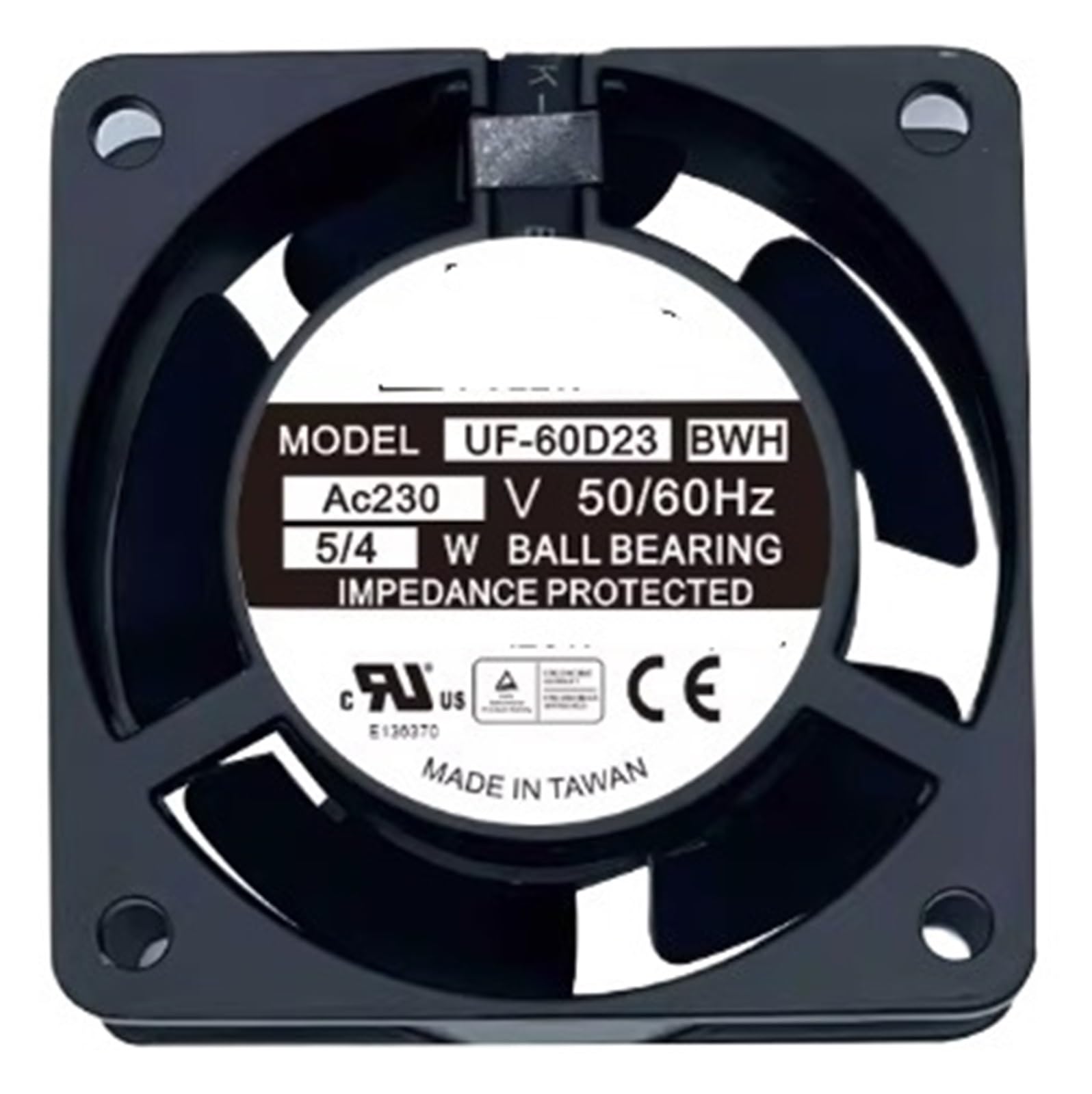 LZIKKGKI Fan UF-60D23BWH 60x60x30mm AC 230V 2 Wire fan
