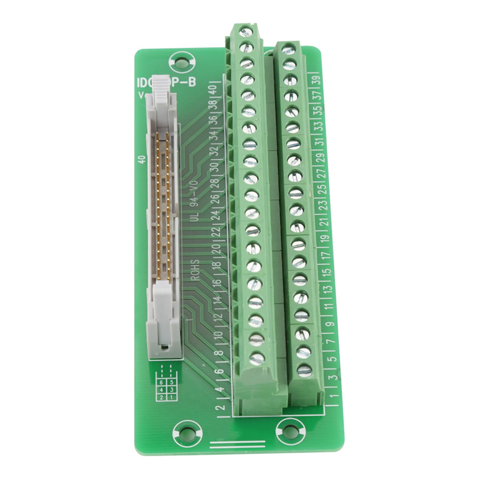 En-tête Mâle IDC 40Pin, Connecteur My2N Carte de Dérivation Connecteur de Bornier Interface Plc avec Support