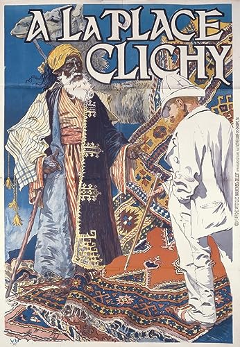 Affiche Toile La Place Clichy d'Eugène Grasset pour une décoration de salon élégante